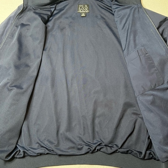 Jos. A Bank Men's Black Windbreaker Jacket Lightweight Size XL - Picture 3 of 6